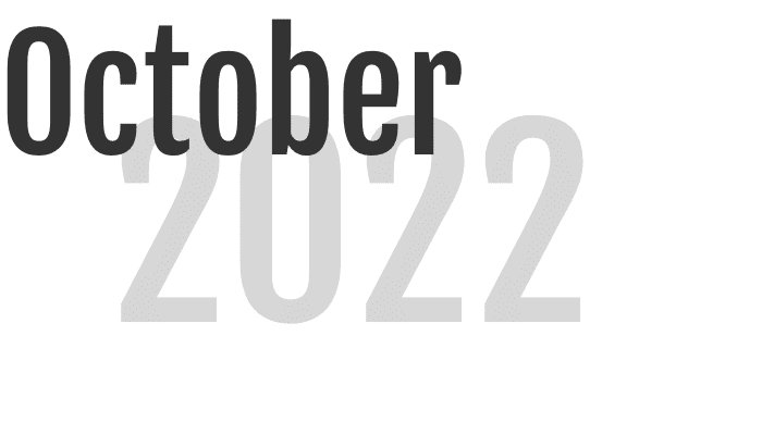 October 2022 Press October 2022 Press